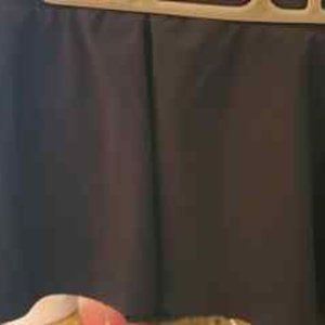 Black short swim skirt size 10